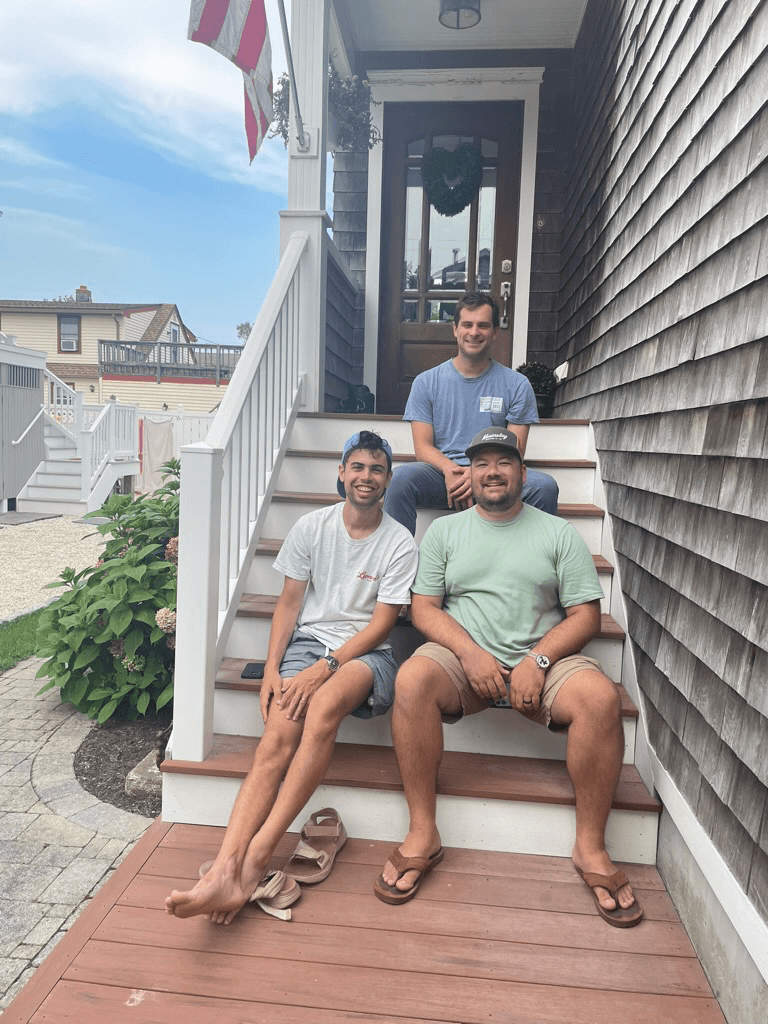 Friends on the porch